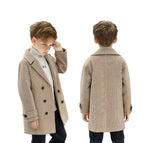 KHAKI WOOL COAT / 6-7 Years 22-27KG