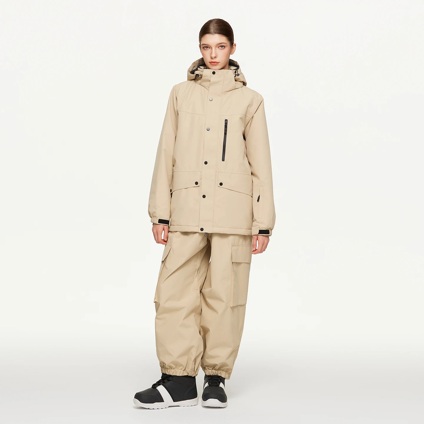 Ски дрехи за жени и мъже, ски якета, комплекти за сноуборд, ски яке и панталон, зимен костюм за дейности на открито, за жени без секс