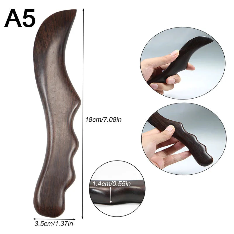 Инструменти за дървесна терапия за оформяне на тялото, дървени инструменти за масаж, лимфен дренажен масажор, инструменти за оформяне на тялото, дървени инструменти за гуа ша