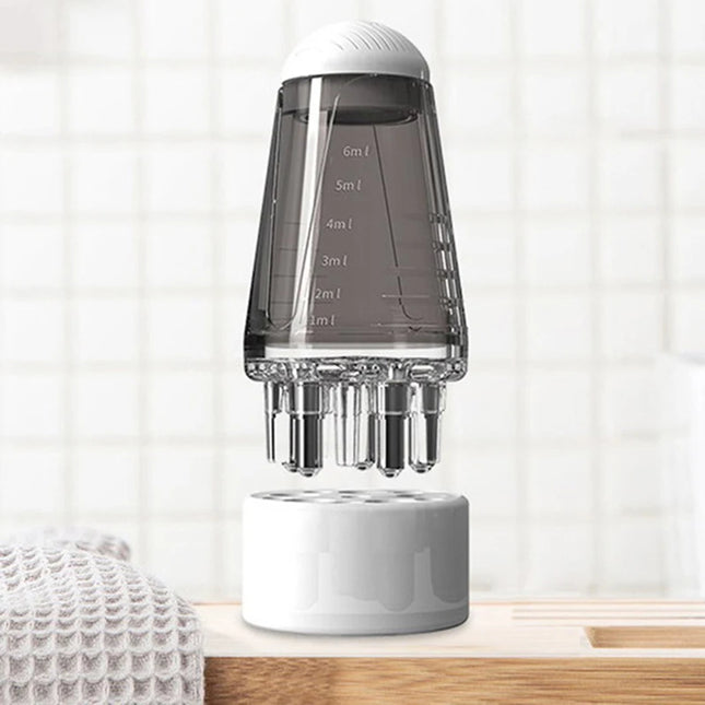 Мини преносим апликатор за скалп, течен гребен, масаж на корените на косата, медицински гребен за коса за растеж на косата, серум, масло, подхранване