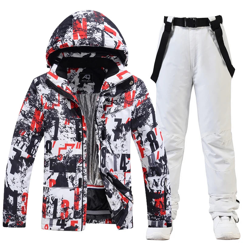 -30, Мъжко и дамско зимно облекло, Костюм за сноуборд, Ски якета, Комплекти ски яке и панталон, Облекло за сноуборд, Зима
