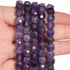 Amethyst / 7-8mm about 45pcs