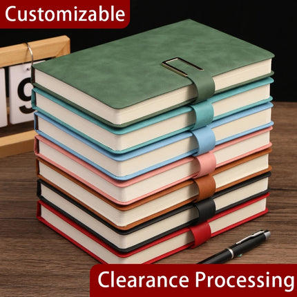 Винтидж кожен тефтер A5 с персонализирани меки корици - идеален за бизнес срещи и студентски живот