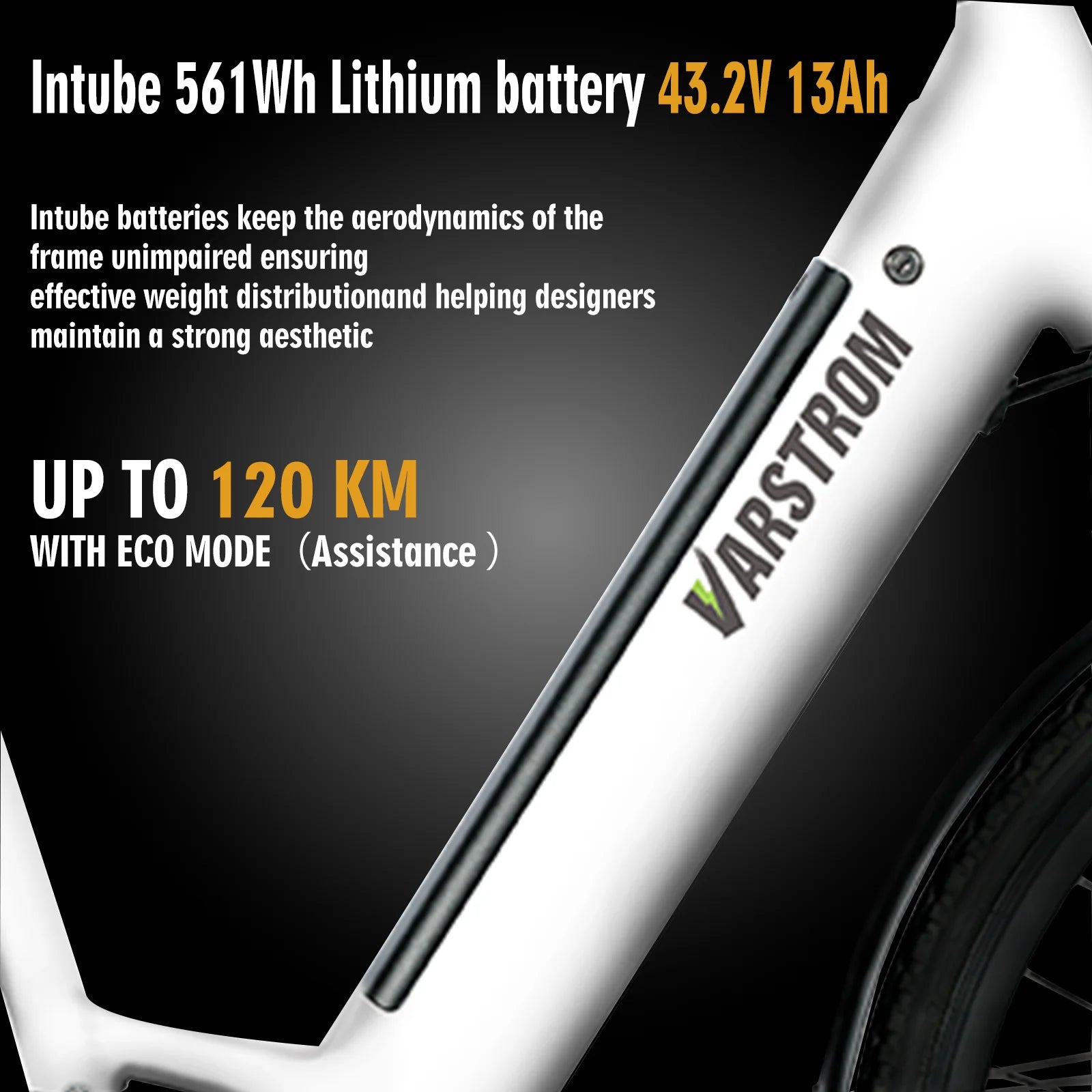 Електрически велосипед 700C 28-инчов трекинг велосипед, електрически градски велосипед с 43.2V 13Ah литиева батерия за дълъг пробег до 120 км, двигател 250 W