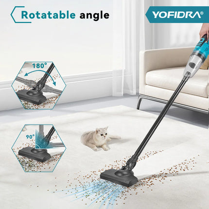 YOFIDRA 1500W 4IN1 Електрическа прахосмукачка 12KPA Безжична прахосмукачка Инструменти за почистване на автомобили с 3 филтъра за батерия Makita