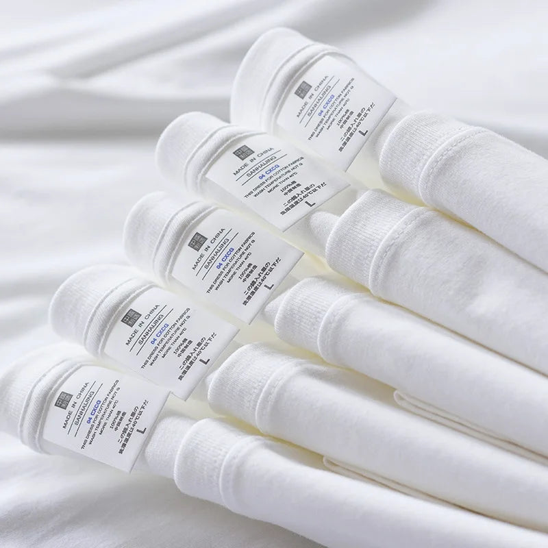 Пролетно-есенни дамски тениски с дълъг ръкав, 100% памучен плат, ежедневна, Harajuku, корейска, плътна, с O-образно деколте, тениска за двойки