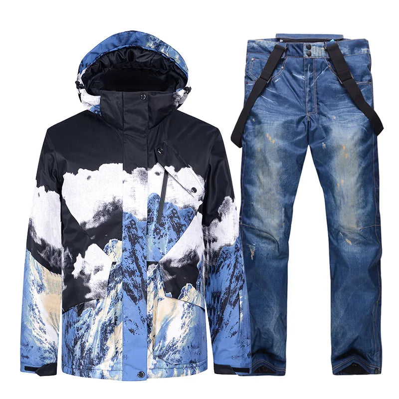 Комплекти за сняг за мъже и жени, костюм за сноуборд, ски дрехи Perfect Moment, ски яке и панталон, костюм за сноуборд, неженски