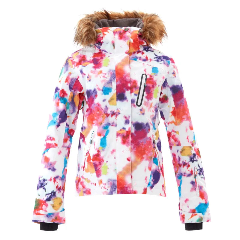 GSOU SNOW, Дамски, Зимни ски якета, Снежно облекло, Костюм за сноуборд, Водоустойчиво палто, Ски дрехи, За момичета, По-евтино почистване