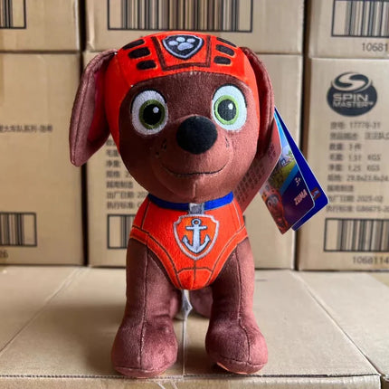 100% оригинална плюшена играчка Paw Patrol 18-20 см, изправена, Чейс, Скай, Маршал, Роки, Зума, Ръбъл, 6 вида, детски подарък за рожден ден