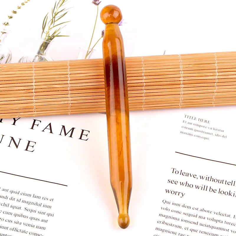 Guasha Beautiful Massage Пчелен восък Остъргващ масажен стъргалка за лице Масажор за акупунктура Gua Sha Очна дъска за лице SPA Инструмент за масаж