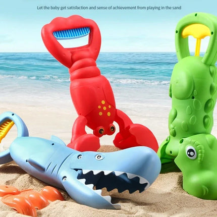 Играчки за вана Grabber за бебета - Плажни играчки за игра с пясък, сладък цветен ловец на нокти за омар, басейни и открито - образователна игра
