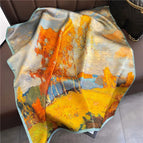 see chart 14 / Real silk 65x65cm