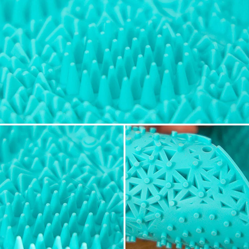 Подложка за драскане на котки, квадратна драскалка за под за домашни любимци за котки, четка за самообслужване за масаж на домашни любимци, четка за премахване на косми за котенца, аксесоари за котки