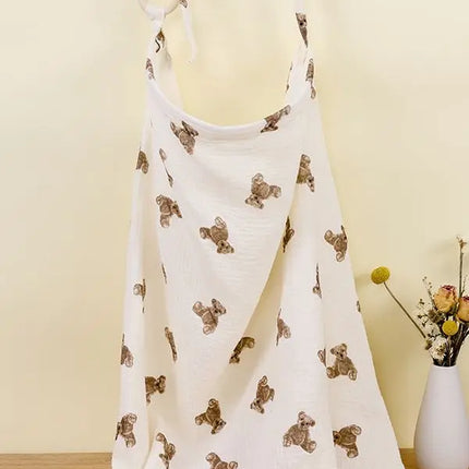 Дишащо покривало за бебешки кърмачки, покривало за майчинство и кърмене, памучно муселинено одеяло за хранене на бебета, престилка за поверителност, одеяла за количка