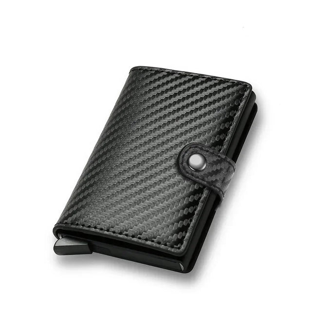 RFID Visit Държач за кредитна карта Луксозен малък смарт портфейл Метален калъф за визитни карти за жени Минималистичен портфейл за мъже