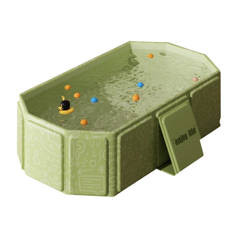 1 бр. Бебешка вана, сгъваема, лесна за съхранение, обикновена вана, удобна за носене, за употреба на закрито и на открито