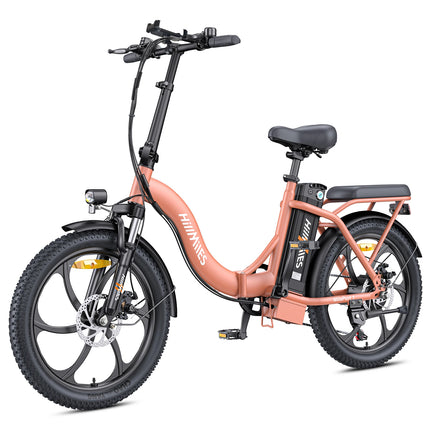 Сгъваем електрически велосипед HillMiles MilePort, 250W мотор, 36V 13Ah, 25km/h, 20"x3.0" дебели гуми, амортисьорна вилка, 7 скорости, 100km пробег