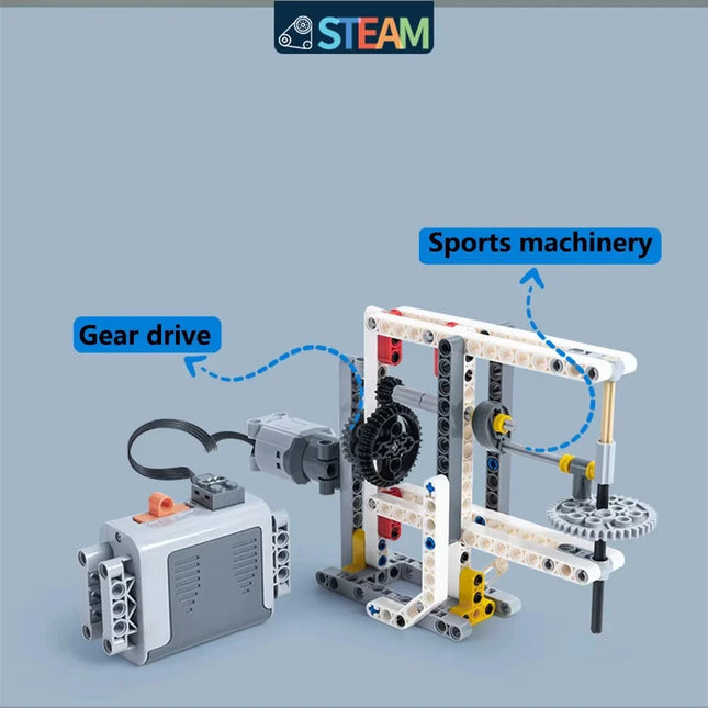STEM 9686 Технически части Мултитехнологично програмиране Образователни ученици Учат „Направи си сам“ строителни блокове тухлена енергия детски играчки подарък