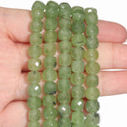 prehnite / 7-8mm about 45pcs