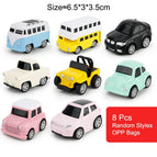 8 Pcs Cars 01 / One Size