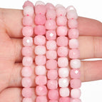 pink opal jade / 7-8mm about 45pcs