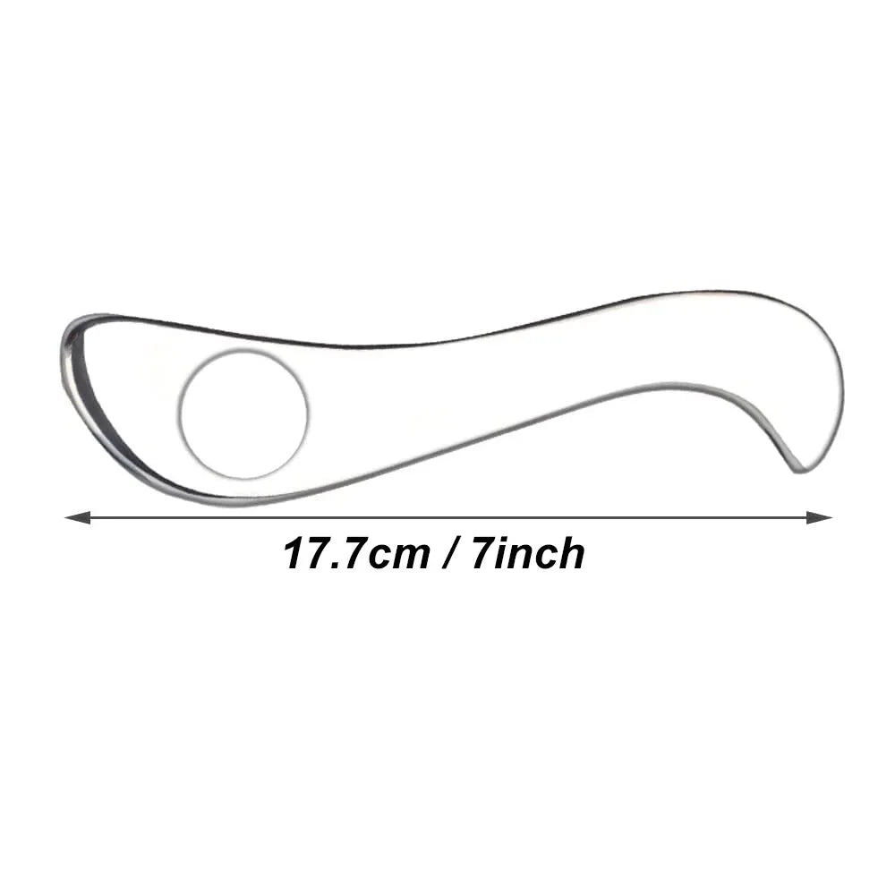 Професионални инструменти за масаж GuaSha от неръждаема стомана, инструмент за масаж с остъргване на Gua Sha, инструменти IASTM, чудесен инструмент за мобилизиране на меки тъкани