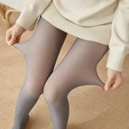 full foot grey / 300g thick fleece