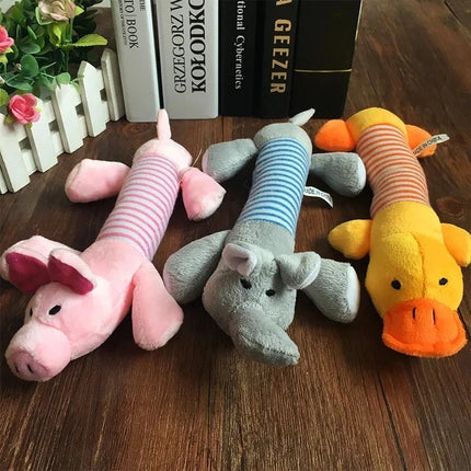 Плюшена играчка за кучета Molar, подходяща за всички кученца, домашни любимци, пищяща играчка за дъвчене, забавна, издръжлива играчка за дъвчене, слон, патица, прасе, домашни любимци, консумативи Molar