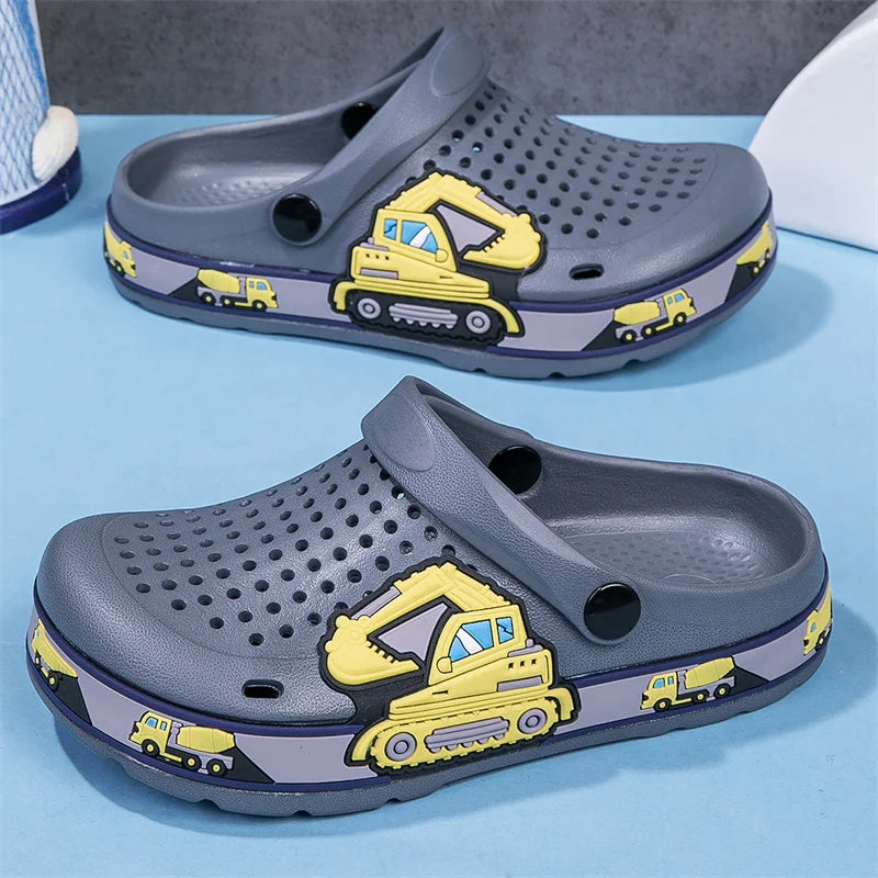 Нови детски сабо, бебешки чехли за момичета, летни плажни обувки за вода, вътрешни и външни, ежедневни чехли от EVA, сладки малки момичета, сандали