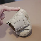 Зимни ботуши за бебета момчета, обувки за сняг за момичета, плюшени детски памучни обувки, неплъзгащи се детски ежедневни обувки, обувки за бебета и малки деца