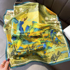 see chart 7 / Real silk 65x65cm
