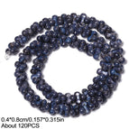 dark blue / 8x4mm about 120pcs
