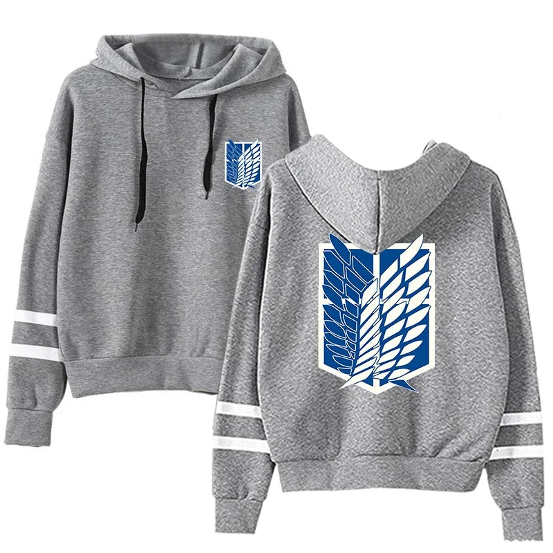 Гореща разпродажба Ежедневни дамски суитчъри Модни пуловери Универсални суитчъри с качулки на райета Дамско облекло Джогинг Ежедневен щампа Спортен стил