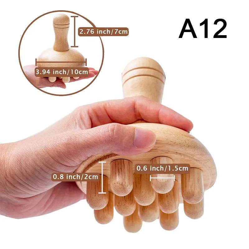 Инструменти за дървесна терапия за оформяне на тялото, дървени инструменти за масаж, лимфен дренажен масажор, инструменти за оформяне на тялото, дървени инструменти за гуа ша