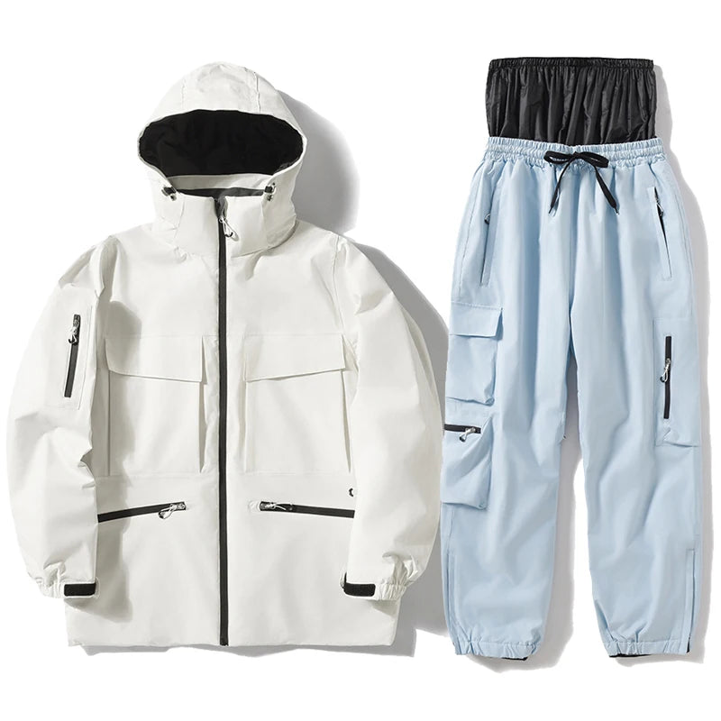 Ски дрехи за жени и мъже, ски якета, комплекти сноуборд костюми, ски якета и панталони, костюми за спорт на открито за жени без секс