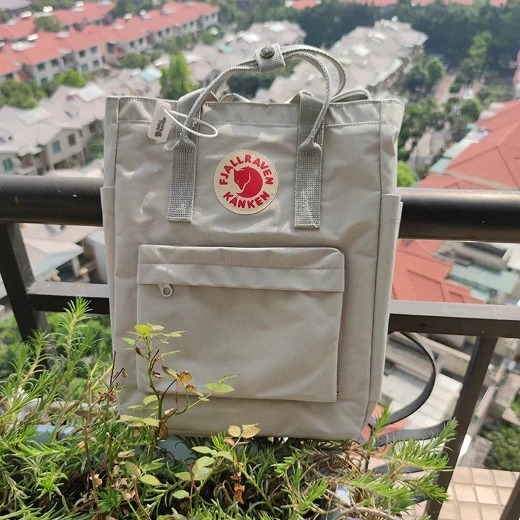 Оригинална чанта за през рамо Fjallraven Kanken с регулируема презрамка, модна двойна чанта за през рамо, неутрална чанта за открито, платнена