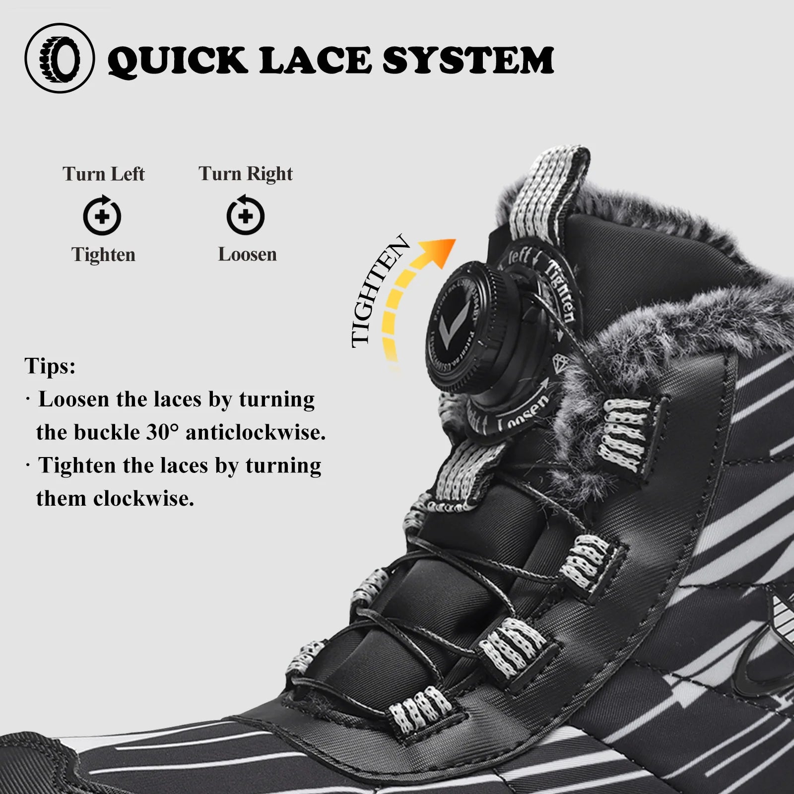 Момчешки туристически обувки, детски туристически обувки за момичета, топли зимни обувки за сняг, стоманени катарами, издръжливи и удобни