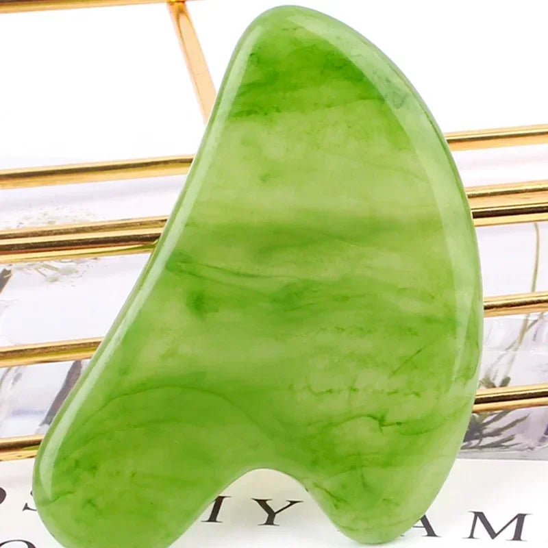 Guasha Beautiful Massage Пчелен восък Остъргващ масажен стъргалка за лице Масажор за акупунктура Gua Sha Очна дъска за лице SPA Инструмент за масаж