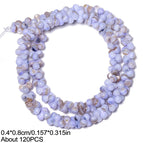 purple / 8x4mm about 120pcs