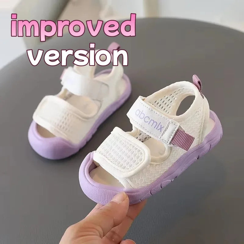 Детски плажни сандали, летни сандали, мрежести, детски спортни обувки, 0-3 години