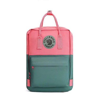 Минималистична раница Fjallraven, многофункционална спортна студентска раница, водоустойчива чанта за компютър, цветни блокове