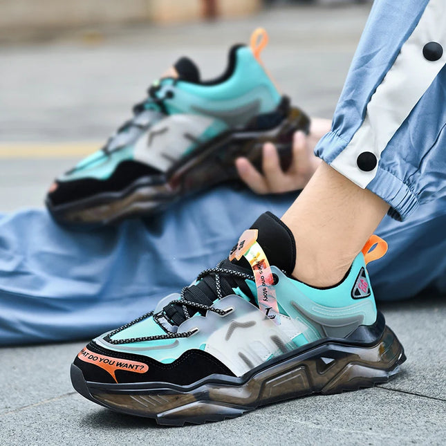 Мъжки дишащи ежедневни маратонки, луксозни маратонки, модни мокасини, маратонки за бягане - удобни състезателни обувки за мъже