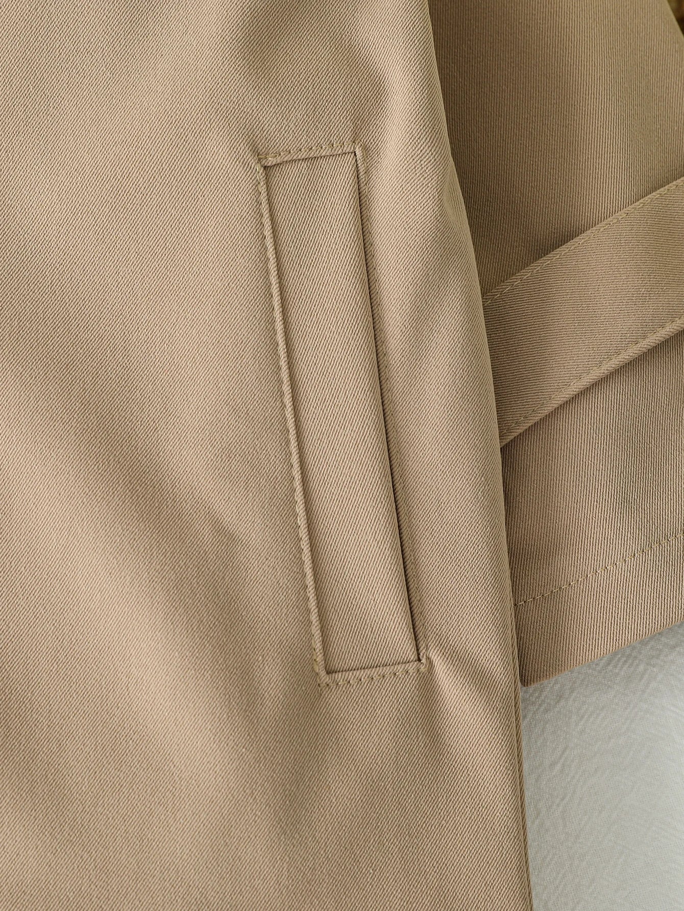 2025 Ново модно бебешко момчешко тренчкот, есенно/зимно яке с дълъг ръкав, бебешко жилетка с двоен ред, за 1-3 години