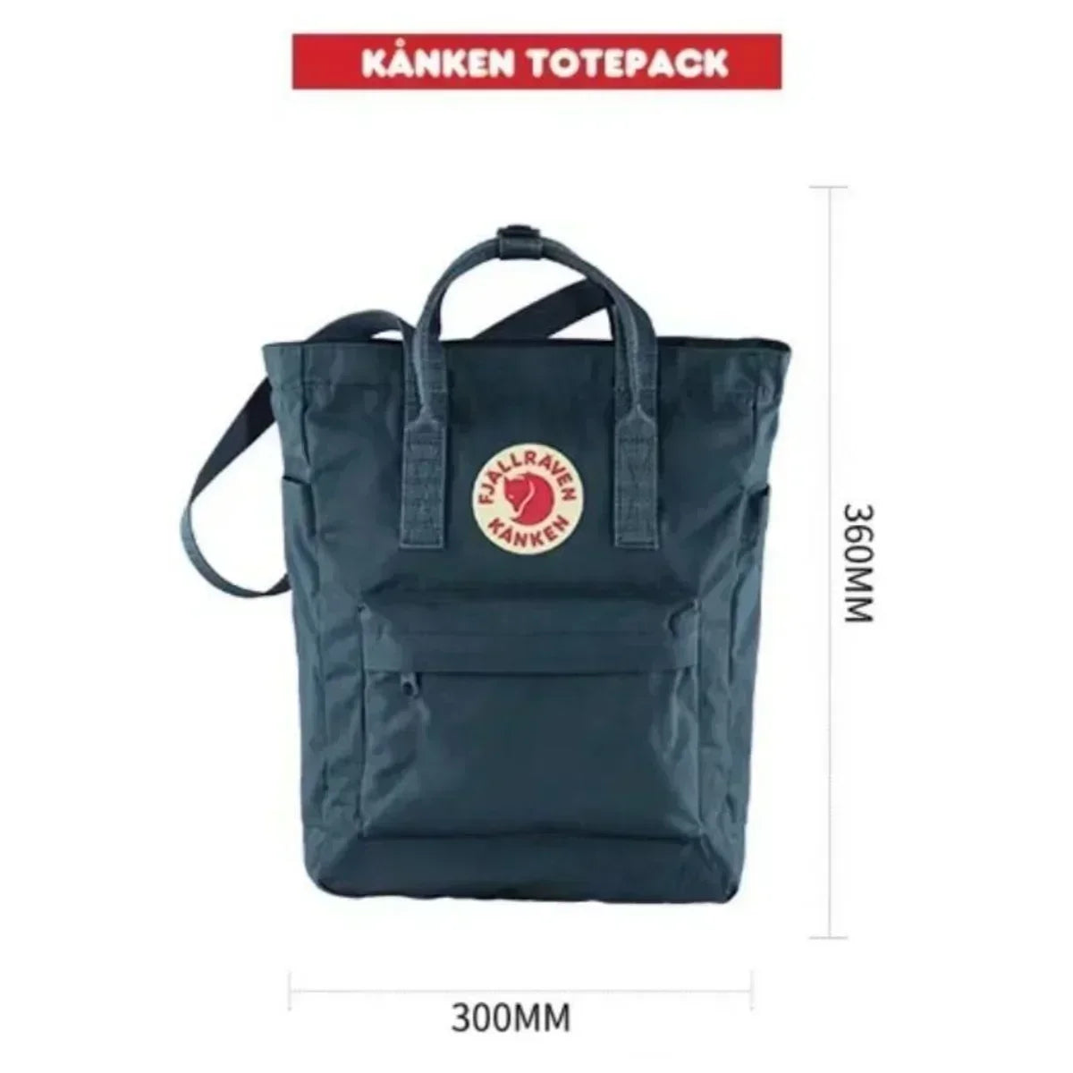 Оригинална чанта за през рамо Fjallraven Kanken с регулируема презрамка, модна двойна чанта за през рамо, неутрална чанта за открито, платнена