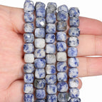 blue spot jasper / 7-8mm about 45pcs
