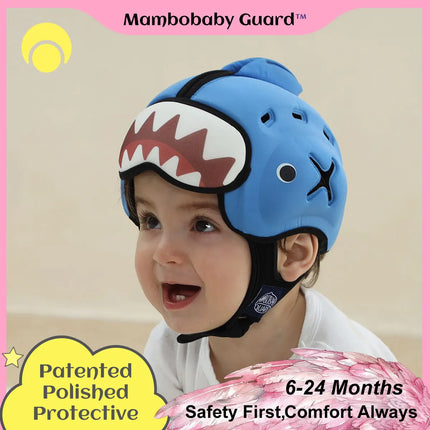 Mambobaby Guard Dropshipping 1 Безопасна противошокова бебешка каска Протектор за глава за малко дете Бебешка шапка Учи се да пълзи и да пада при удар