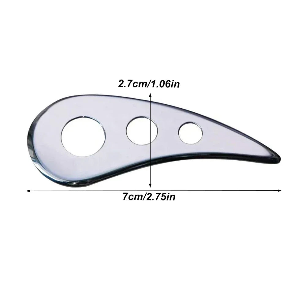 Професионални инструменти за масаж GuaSha от неръждаема стомана, инструмент за масаж с остъргване на Gua Sha, инструменти IASTM, чудесен инструмент за мобилизиране на меки тъкани