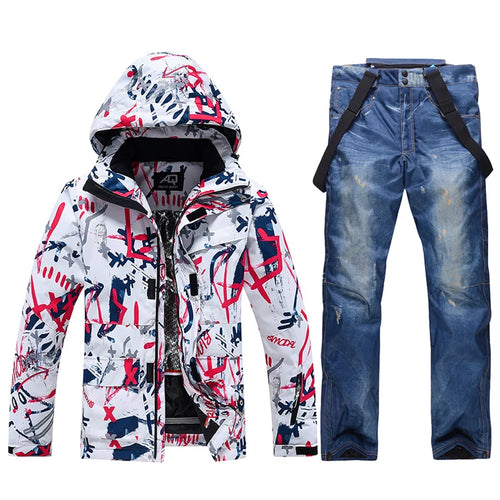 -30, Комплекти зимни костюми за жени и мъже, Облекло за сноуборд, Ски костюми, Водоустойчиви 10k, Зимни якета и панталони за ледено носене