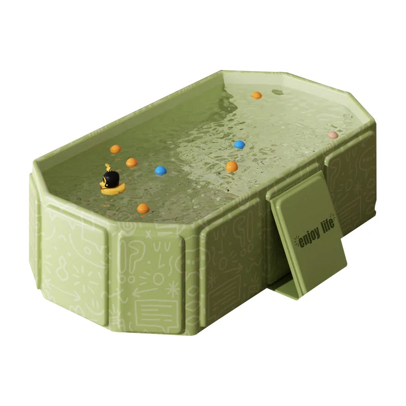 Сгъваема вана за деца, преносима вана, голяма вана за малки деца, преносима вана за душ, детска вана за 0-5 години