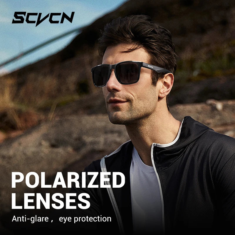 SCVCN Нови фотохромни очила за мъже UV400 MTB Спортове на открито Колоездене Слънчеви очила Модни очила Велосипедни Туризъм Очила за Катерене